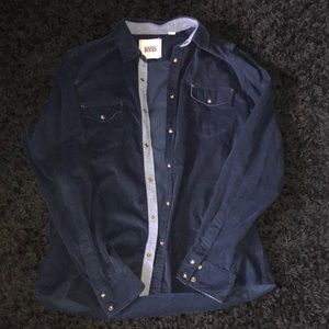 corduroy button down
